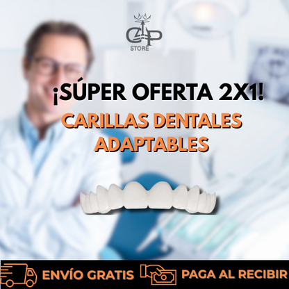 ¡OFERTA DE HOY!⌛CARILLAS DENTALES ADAPTABLES 2X1 +ENVIO GRATIS🏡🚚
