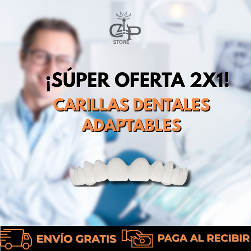 ¡OFERTA DE HOY!⌛CARILLAS DENTALES ADAPTABLES 2X1 +ENVIO GRATIS🏡🚚